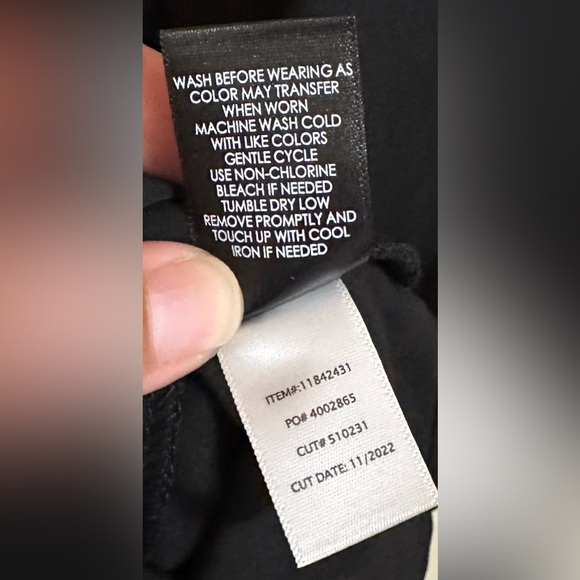 Torrid Peplum Georgette Button-Front Tie-Front Blouse Women’s Size 6X Black - Picture 8 of 11